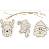Christbaumschmuck mit Buntstifte zum selber gestalten