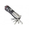 Gurtschneider, Notfallhammer, Taschenmesser mit 5 Funktionen und Sicherheitslampe 