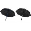 Regenschirm mit blauen oder grauen Rand