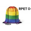 Rucksack RAINBOW aus rPET Polyester als Werbemittel