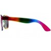 Retro-Sonnenbrille regenbogenfarben
