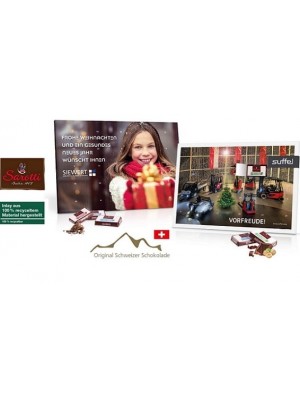 Tisch-Adventskalender mit SAROTTI Schokolade