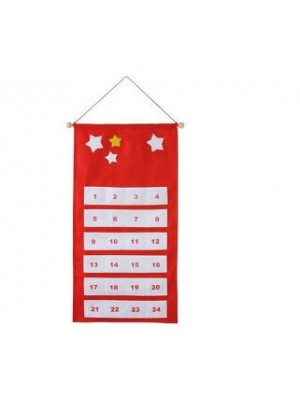 preiswerter Adventskalender aus Filz