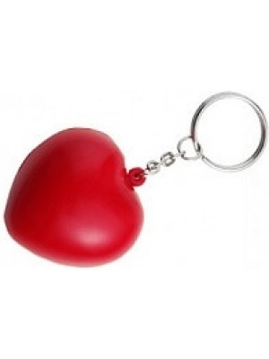 Schlüsselanhänger mit Antistressball - Herz