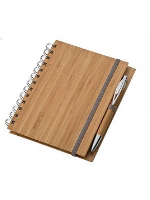 Notizbuch mit Bambusumschlag
