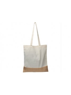 Einkaufstasche aus Jute und Baumwolle