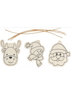 Christbaumschmuck mit Buntstifte zum selber gestalten