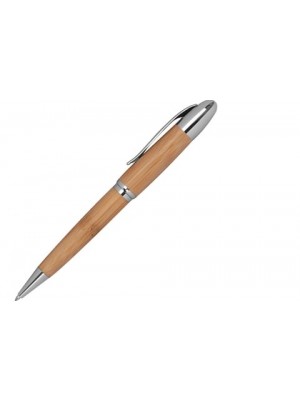 Werbe-Kugelschreiber aus Bambus günstig graviert
