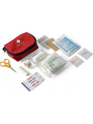 Erste Hilfeset als Werebartikel, geringe Mengen mit Druck