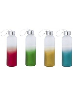 Preiswerte Flasche aus Glas inklusive Werbedruck