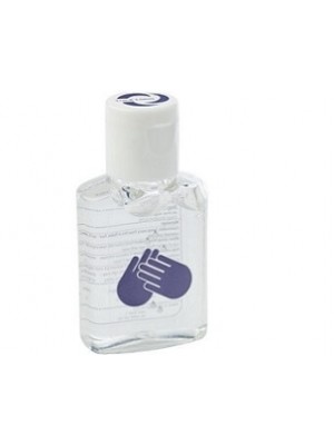 Handreinigungs-Gel für unterwegs als Werbegeschenk