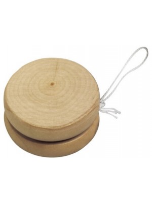 Holz JoJo mit Logo bedruckt als perfektes Werbemittel