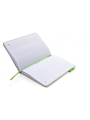 Jute Notizbuch als Werbeartikel