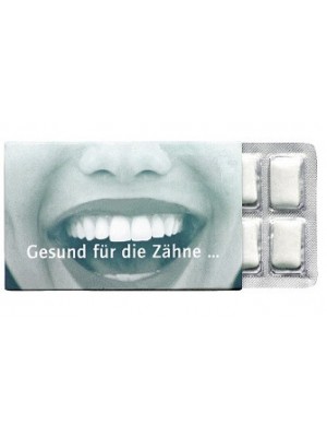 Kaugummi im Schuber bis 4-farbig bedruckt
