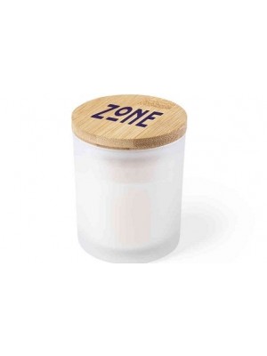 Werbeartikel Glas mit Kerze