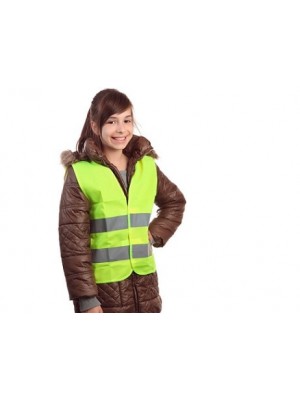 Kinder-Warnweste mit Logo als Werbemittel