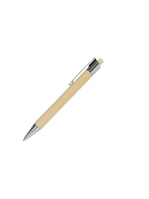Wertiger Holzkugelschreiber mit Metallclip