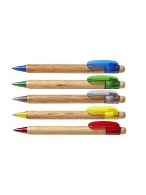 Kugelschreiber aus Buchenholz Prisma Wood
