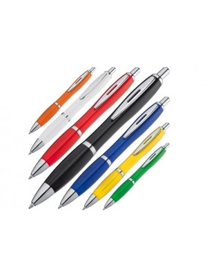 Kugelschreiber in Vollton-Farbe günstig mit Logo/Text bedruckt
