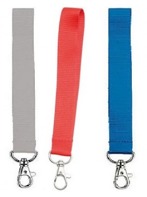 Lanyard kurz mit Karabinerhaken inkl Druckkosten