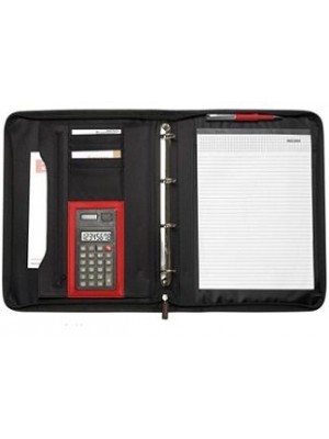 Edle Dokumententasche mit Rechner und Henkel