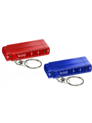 Zollstock Mini in rot und blau, preiswert