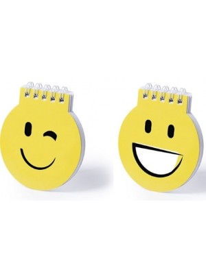 Notizblock Emoji günstig mit Logo bedruckt