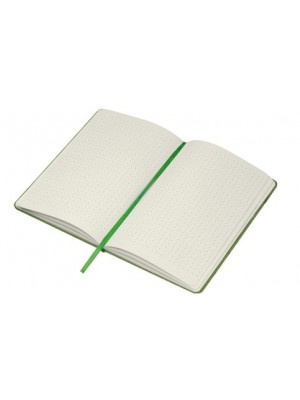 Notizbuch grün A5-Format als Werbemittel