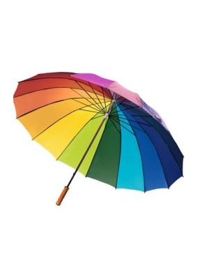 Bunter Regenschirm als Werbeartikel