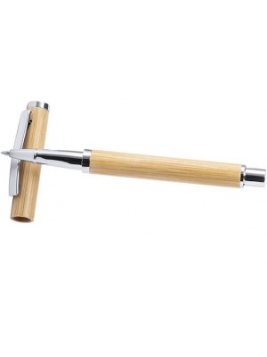 Rollerball aus Bambus mit Kappe
