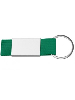 Schlüsselanhänger mit Metallplättchen