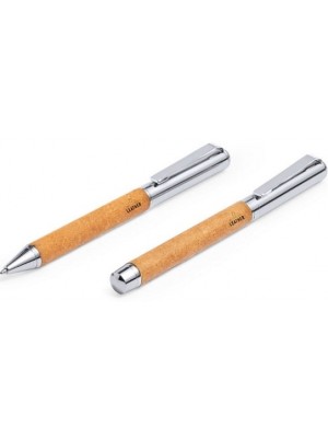  Kugelschreiber und Rollerball aus verchromtem Metall 