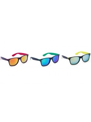 Sonnenbrille 2-farbig mit verspiegelte Gläser