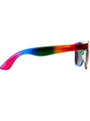 Bunte Sonnenbrille als Werbemittel