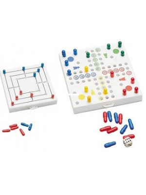 2 Spiele in einem - Reisespiel als Werbeartikel