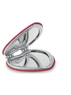 Schöner Taschenspiegel in Herzform als Werbegeschenk