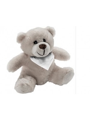 Plüsch-Teddybär mit Halstuch als Werbegeschenk