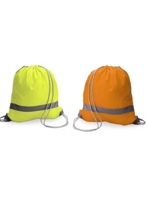 Turnbeutel / Rucksack mit Reflektorstreifen