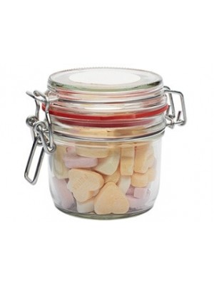 Süße Werbung in Weckgläschen