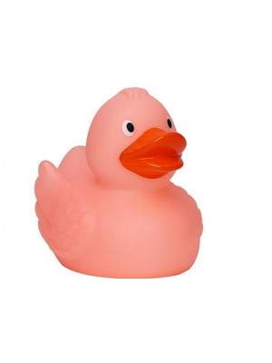 Süße Ente als Werbemittel, die nachts leuchtet