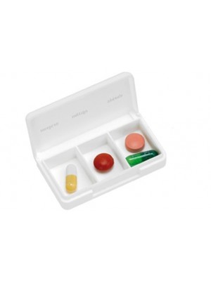 Werbeartikel-Set Pillendose inklusive Logo bedruckt