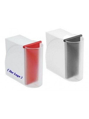 Zettelspeicher transparent mit Notizzettel