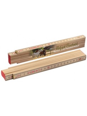 Zollstock 2 Meter aus Buchenholz