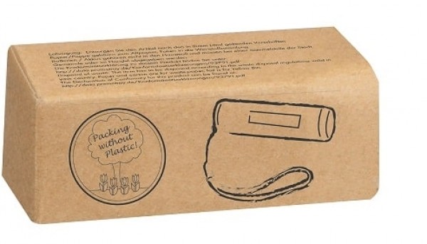Almuminium Lampe mit Geschenkverpackung