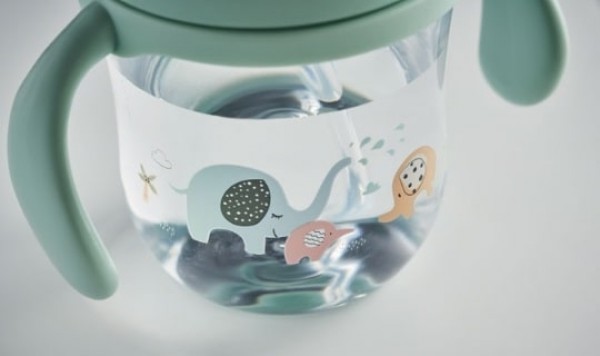 Baby-Trinkbecher mit Strohhalm