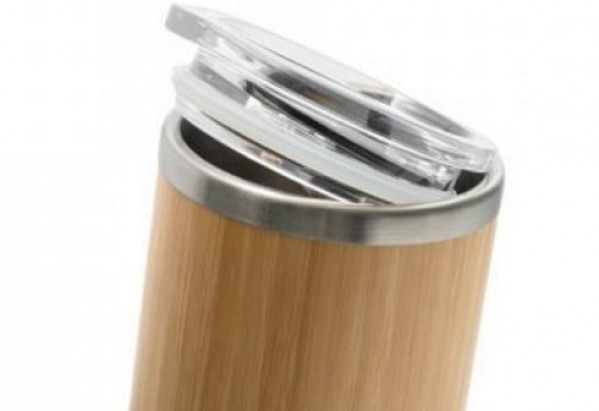 Edler Bambus-Trinkbecher als Werbeartikel