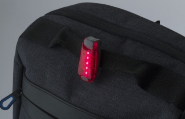 Blinklicht mit Klettband und Befestigungsclip