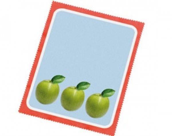 Brillenputztuch, Mikrofasertuch inklusive Werbedruck