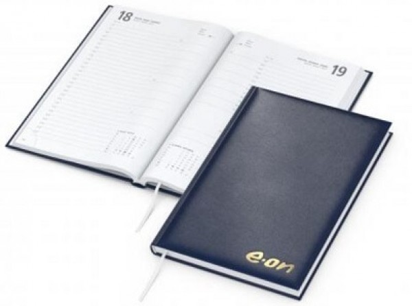 Buchkalender BASIC mit 320 Seiten und Lesebändchen