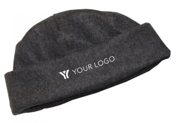 Werbeartikel Schal und Mütze aus Fleece